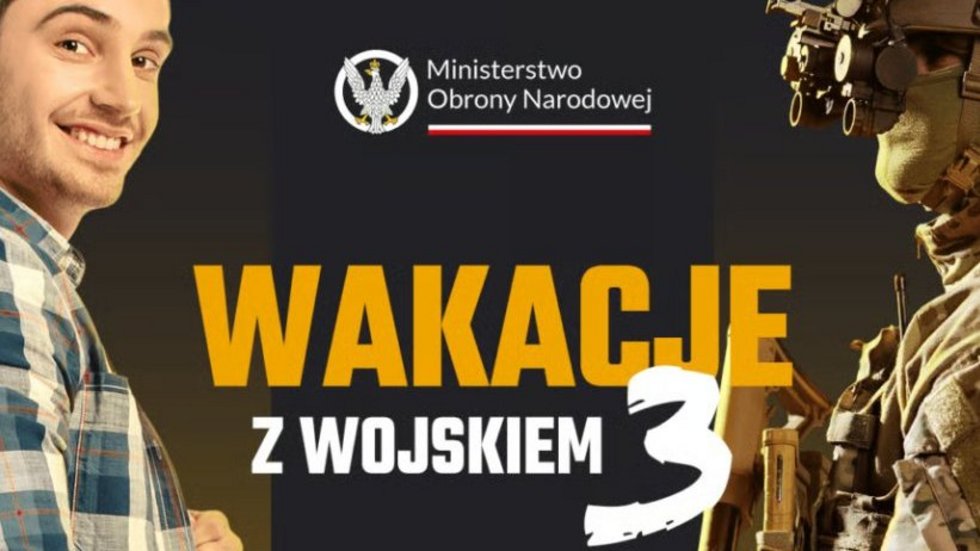 plakat wakacje z wojskiem 3